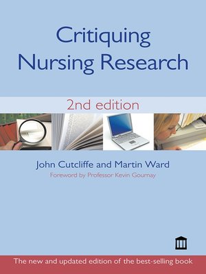 cover image of Critiquing Nursing Research